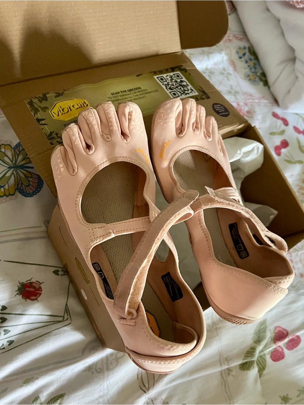 Vibram V-Soul Five Finger Women's Blush Pink Ballet Flats